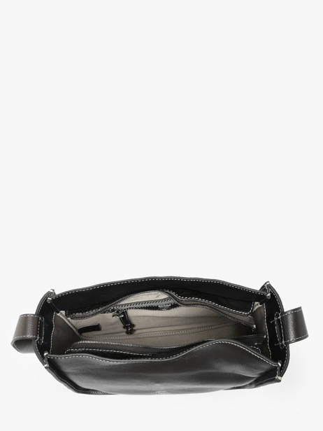 Shoulder Bag M Foudre Leather Etrier Black foudre EFOD087M other view 3