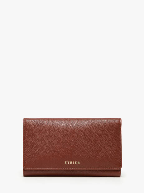 Medium Leather Tradition Wallet Etrier Brown tradition ETRA095M