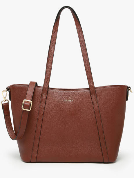 Small Leather Tradition Shoulder Bag Etrier Brown tradition ETRA060S