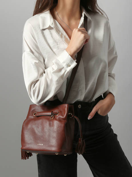 Small Leather Tradition Bucket Bag Etrier Brown tradition ETRA004S other view 1